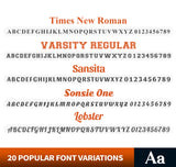 PILB Number Decal Sticker (Set of 2)