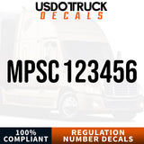 MPSC decals