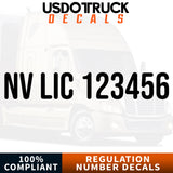 NV LIC decal