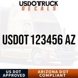 usdot decal arizona