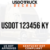 usdot decal kentucky