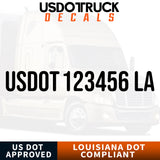 usdot decal Louisiana