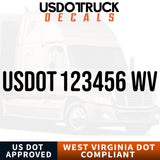 usdot decal West Virginia