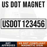 usdot magnetic sign