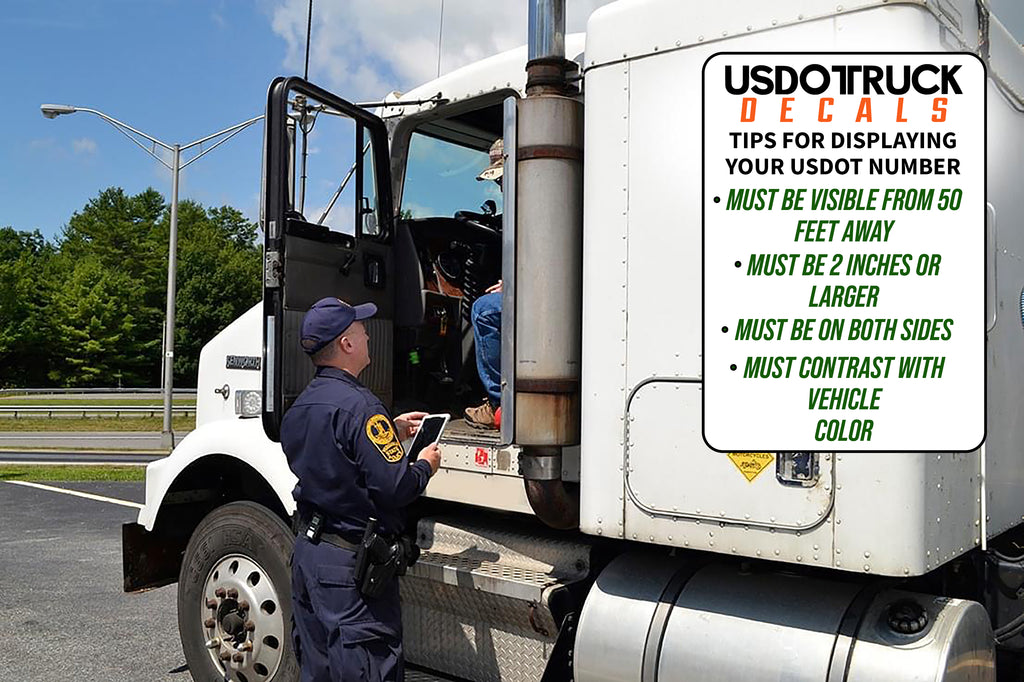 Tips For Displaying Your USDOT Numbers Outside Of Your Commercial Vehicle | Be US DOT Compliant By Following These Basic Rules
