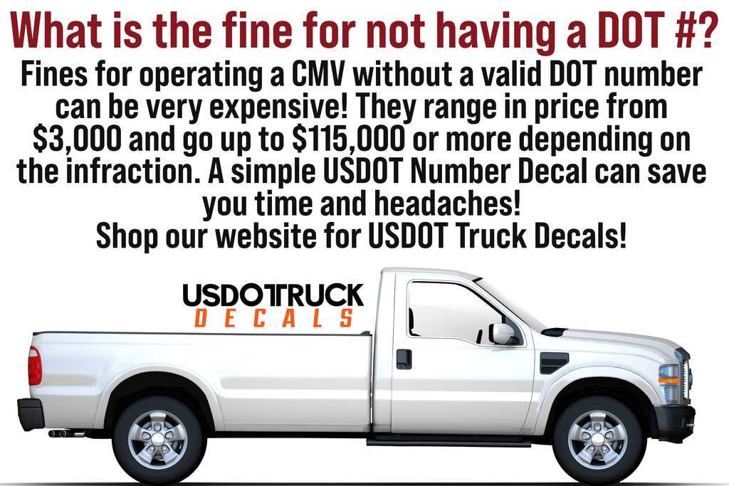 What Is The Fine For Not Having a DOT Number? | Avoid USDOT Number Problems