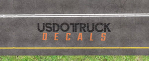 US DOT Decal Sticker Basic Regulations for Displaying On Your Commercial Vehicle Video