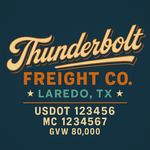 Custom Truck Door USDOT Lettering Decal Sticker Signs With DOT, MC, GVW, KYU, CA Lettering (Set of 2)