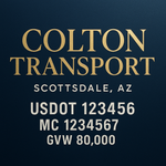 Custom Truck Door USDOT Lettering Decal Sticker Signs With DOT, MC, GVW, KYU, CA Lettering (Set of 2)