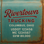 Custom Truck Door USDOT Lettering Decal Sticker Signs With DOT, MC, GVW, KYU, CA Lettering (Set of 2)