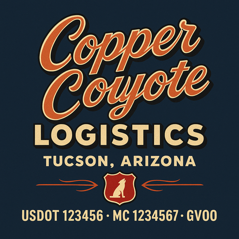 Custom Truck Door USDOT Lettering Decal Sticker Signs With DOT, MC, GVW, KYU, CA Lettering (Set of 2)