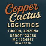 Custom Truck Door USDOT Lettering Decal Sticker Signs With DOT, MC, GVW, KYU, CA Lettering (Set of 2)