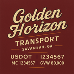 Custom Truck Door USDOT Lettering Decal Sticker Signs With DOT, MC, GVW, KYU, CA Lettering (Set of 2)
