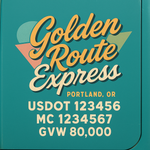 Custom Truck Door USDOT Lettering Decal Sticker Signs With DOT, MC, GVW, KYU, CA Lettering (Set of 2)