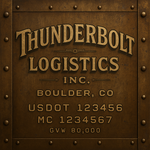 Custom Truck Door USDOT Lettering Decal Sticker Signs With DOT, MC, GVW, KYU, CA Lettering (Set of 2)