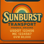 Custom Truck Door USDOT Lettering Decal Sticker Signs With DOT, MC, GVW, KYU, CA Lettering (Set of 2)