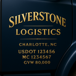 Custom Truck Door USDOT Lettering Decal Sticker Signs With DOT, MC, GVW, KYU, CA Lettering (Set of 2)