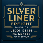 Custom Truck Door USDOT Lettering Decal Sticker Signs With DOT, MC, GVW, KYU, CA Lettering (Set of 2)
