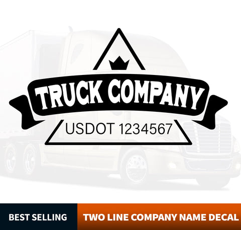  Truck Door Decal Template (USDOT) 