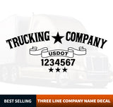 Truck Door Decal Template (USDOT)