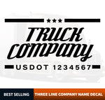 Truck Door Decal Template (USDOT) 
