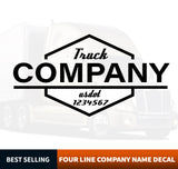 Truck Door Decal Template (USDOT) 