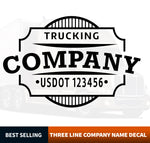Truck Door Decal Template (USDOT) 