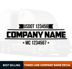 Truck Door Decal Template (USDOT)