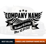 Truck Door Decal Template (USDOT)