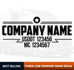 Truck Door Decal Template (USDOT)